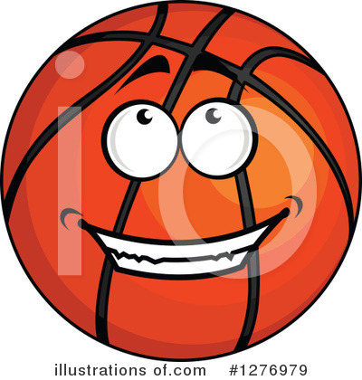 Royalty-Free (RF) Basketball Clipart Illustration by Vector Tradition SM - Stock Sample #1276979