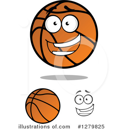 Royalty-Free (RF) Basketball Clipart Illustration by Vector Tradition SM - Stock Sample #1279825