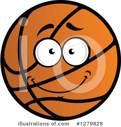 Royalty-Free (RF) Basketball Clipart Illustration by Vector Tradition SM - Stock Sample #1279828