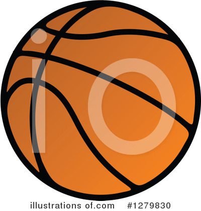 Royalty-Free (RF) Basketball Clipart Illustration by Vector Tradition SM - Stock Sample #1279830