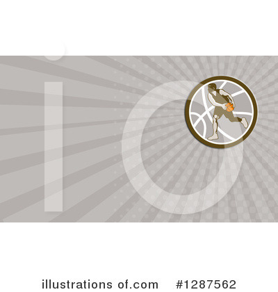 Royalty-Free (RF) Basketball Clipart Illustration by patrimonio - Stock Sample #1287562