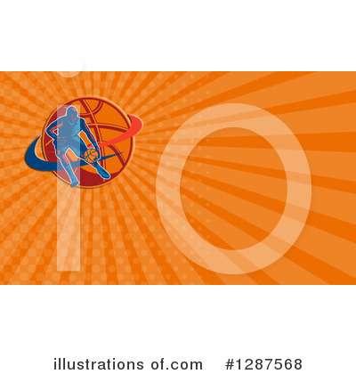 Royalty-Free (RF) Basketball Clipart Illustration by patrimonio - Stock Sample #1287568