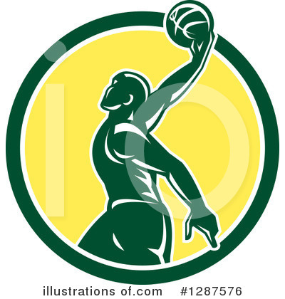 Royalty-Free (RF) Basketball Clipart Illustration by patrimonio - Stock Sample #1287576
