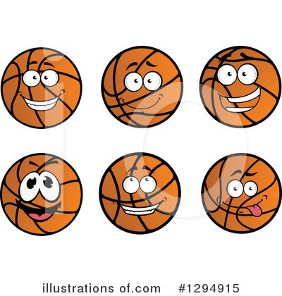 Royalty-Free (RF) Basketball Clipart Illustration by Vector Tradition SM - Stock Sample #1294915