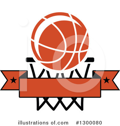 Royalty-Free (RF) Basketball Clipart Illustration by Vector Tradition SM - Stock Sample #1300080