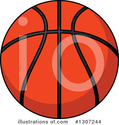 Royalty-Free (RF) Basketball Clipart Illustration by Vector Tradition SM - Stock Sample #1307244