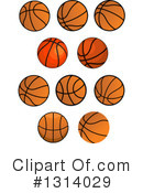 Basketball Clipart #1314029 by Vector Tradition SM