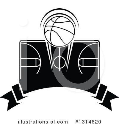 Royalty-Free (RF) Basketball Clipart Illustration by Vector Tradition SM - Stock Sample #1314820