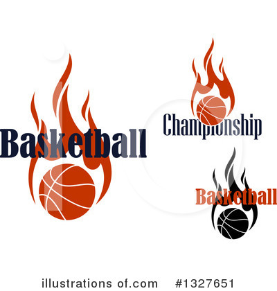 Royalty-Free (RF) Basketball Clipart Illustration by Vector Tradition SM - Stock Sample #1327651