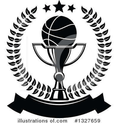 Royalty-Free (RF) Basketball Clipart Illustration by Vector Tradition SM - Stock Sample #1327659