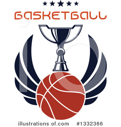Royalty-Free (RF) Basketball Clipart Illustration by Vector Tradition SM - Stock Sample #1332366