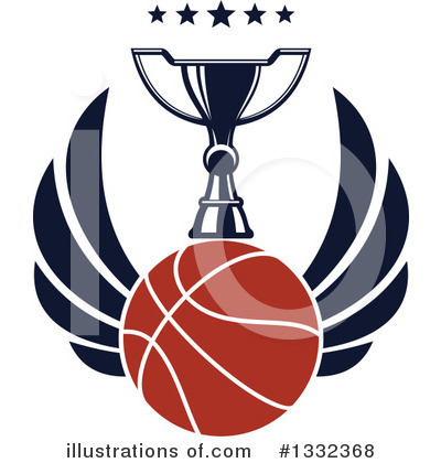 Royalty-Free (RF) Basketball Clipart Illustration by Vector Tradition SM - Stock Sample #1332368
