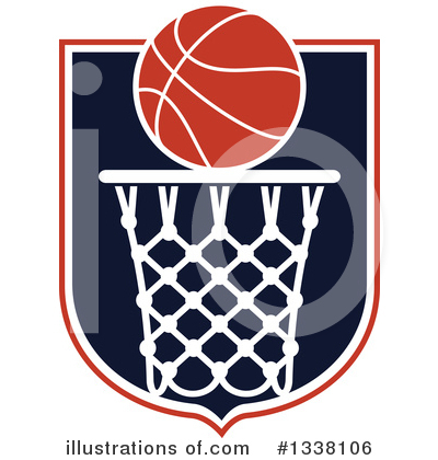 Royalty-Free (RF) Basketball Clipart Illustration by Vector Tradition SM - Stock Sample #1338106