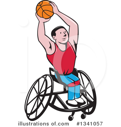 Wheelchair Clipart #1341057 by patrimonio