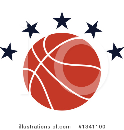Royalty-Free (RF) Basketball Clipart Illustration by Vector Tradition SM - Stock Sample #1341100