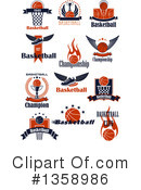 Basketball Clipart #1358986 by Vector Tradition SM