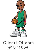 Basketball Clipart #1371654 by Clip Art Mascots