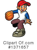 Basketball Clipart #1371657 by Clip Art Mascots