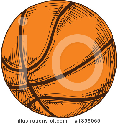 Royalty-Free (RF) Basketball Clipart Illustration by Vector Tradition SM - Stock Sample #1396065