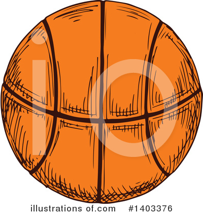 Royalty-Free (RF) Basketball Clipart Illustration by Vector Tradition SM - Stock Sample #1403376