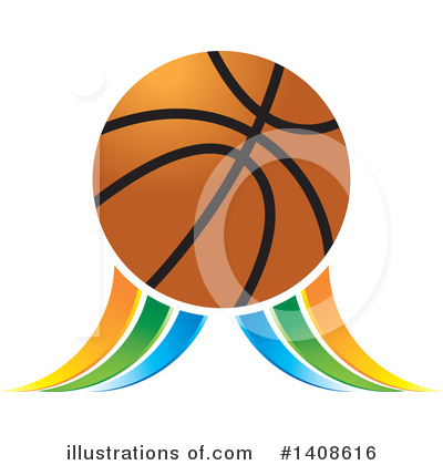 Royalty-Free (RF) Basketball Clipart Illustration by Lal Perera - Stock Sample #1408616
