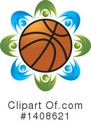 Basketball Clipart #1408621 by Lal Perera