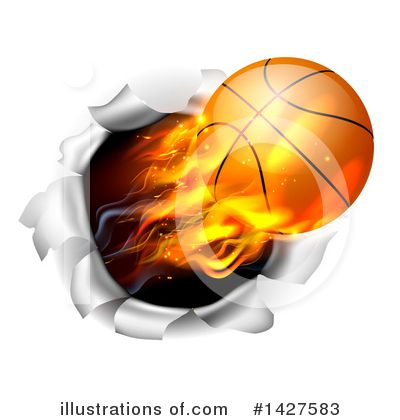 Royalty-Free (RF) Basketball Clipart Illustration by AtStockIllustration - Stock Sample #1427583