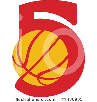 Royalty-Free (RF) Basketball Clipart Illustration by patrimonio - Stock Sample #1430905