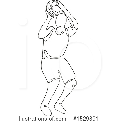 Royalty-Free (RF) Basketball Clipart Illustration by patrimonio - Stock Sample #1529891
