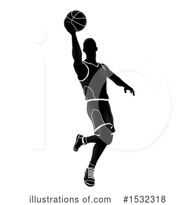 Basketball Player Clipart #1532318 by AtStockIllustration