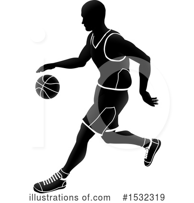 Basketball Player Clipart #1532319 by AtStockIllustration
