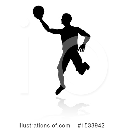 Royalty-Free (RF) Basketball Clipart Illustration by AtStockIllustration - Stock Sample #1533942