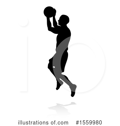 Basketball Player Clipart #1559980 by AtStockIllustration
