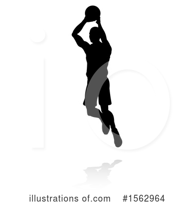 Basketball Player Clipart #1562964 by AtStockIllustration