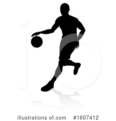 Basketball Player Clipart #1607412 by AtStockIllustration