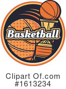 Basketball Clipart #1613234 by Vector Tradition SM