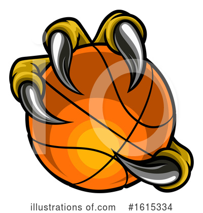 Royalty-Free (RF) Basketball Clipart Illustration by AtStockIllustration - Stock Sample #1615334