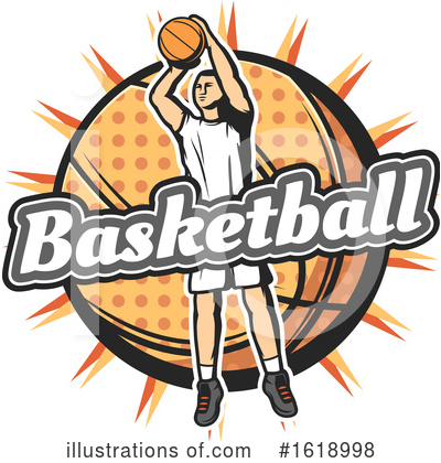 Royalty-Free (RF) Basketball Clipart Illustration by Vector Tradition SM - Stock Sample #1618998