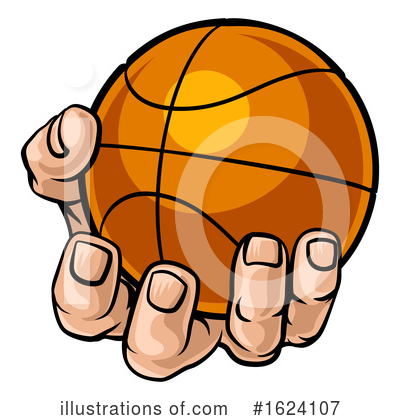 Royalty-Free (RF) Basketball Clipart Illustration by AtStockIllustration - Stock Sample #1624107