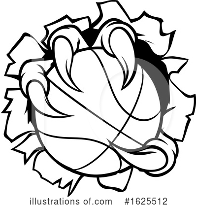 Royalty-Free (RF) Basketball Clipart Illustration by AtStockIllustration - Stock Sample #1625512