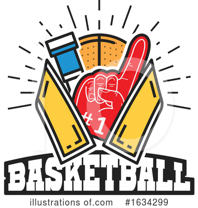 Royalty-Free (RF) Basketball Clipart Illustration by Vector Tradition SM - Stock Sample #1634299