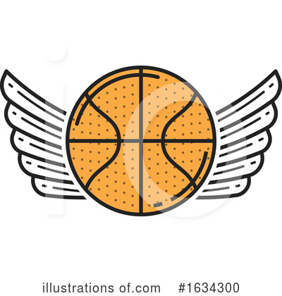 Basketball Clipart #1634300 by Vector Tradition SM