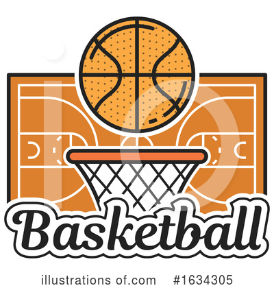 Royalty-Free (RF) Basketball Clipart Illustration by Vector Tradition SM - Stock Sample #1634305