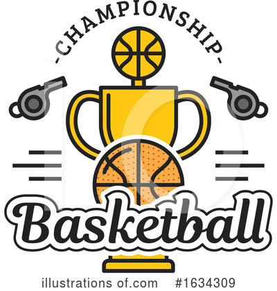 Royalty-Free (RF) Basketball Clipart Illustration by Vector Tradition SM - Stock Sample #1634309