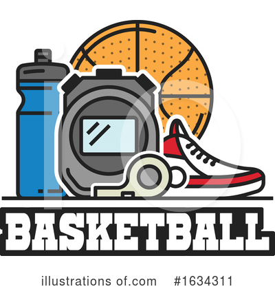 Royalty-Free (RF) Basketball Clipart Illustration by Vector Tradition SM - Stock Sample #1634311