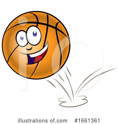 Basketball Clipart #1661361 by Domenico Condello