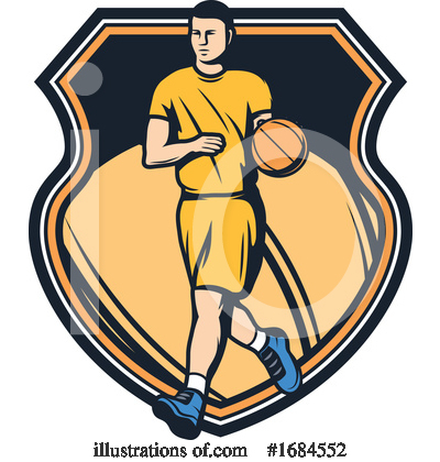 Royalty-Free (RF) Basketball Clipart Illustration by Vector Tradition SM - Stock Sample #1684552