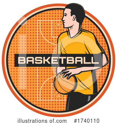 Royalty-Free (RF) Basketball Clipart Illustration by Vector Tradition SM - Stock Sample #1740110