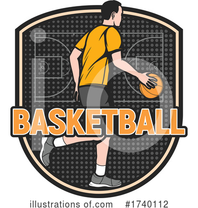 Royalty-Free (RF) Basketball Clipart Illustration by Vector Tradition SM - Stock Sample #1740112