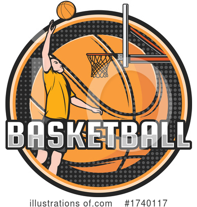Royalty-Free (RF) Basketball Clipart Illustration by Vector Tradition SM - Stock Sample #1740117